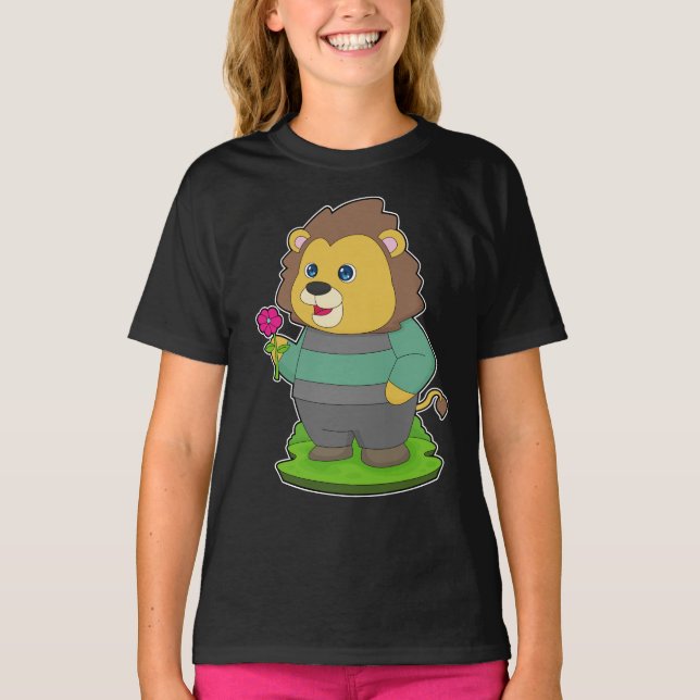 Camiseta Flor de león (Anverso)