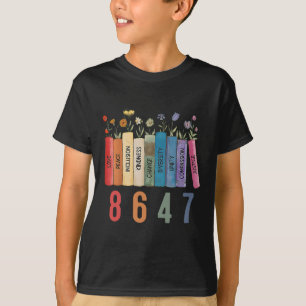 Camiseta Flor de libro de derechos iguales 8647 mujeres fem
