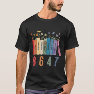 Camiseta Flor de libro de derechos iguales 8647 mujeres fem