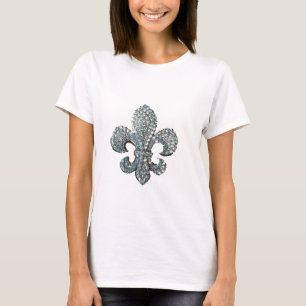 CAMISETA FLOR DE LIS CRISTALINA