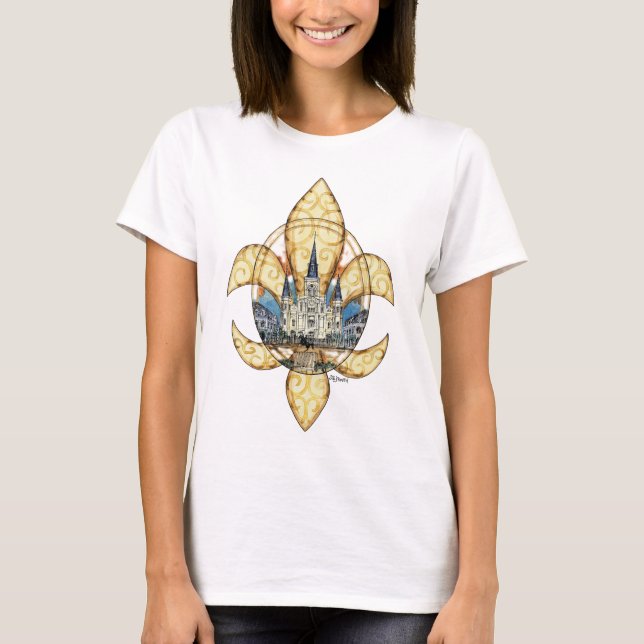 Camiseta Flor de lis de St. Louis (Anverso)