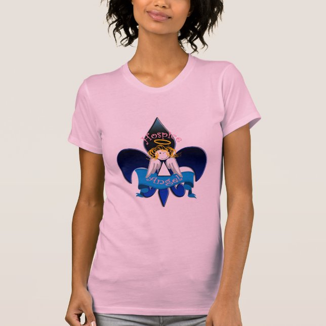Camiseta Flor de lis del ángel del hospicio (Anverso)