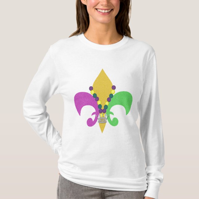 Camiseta Flor de lis del carnaval (Anverso)
