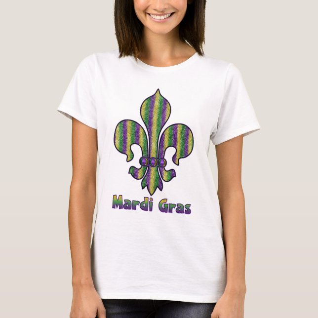 Camiseta Flor de lis del carnaval de la raya (Anverso)