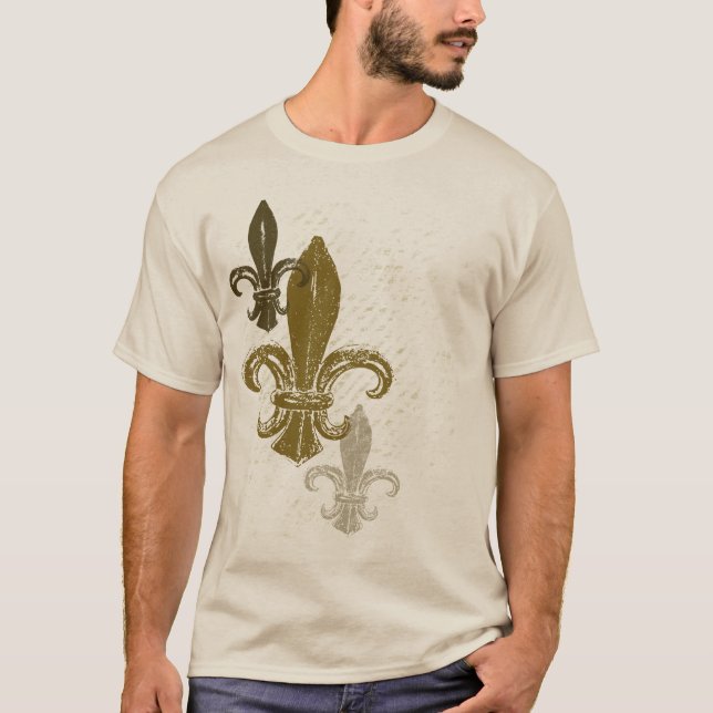 Camiseta Flor de lis tres (Anverso)