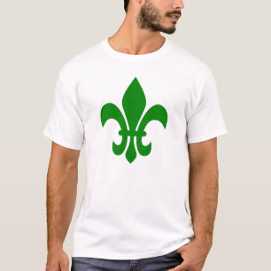 Camiseta Flor de Lis Verde