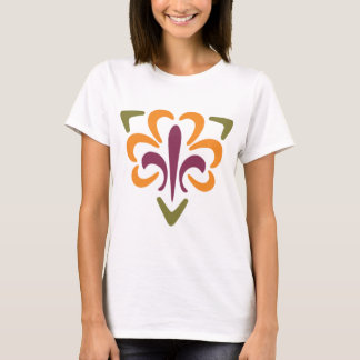 Camiseta Flor de lis y triángulo #1