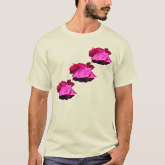 Camiseta Flor de lluvia roja