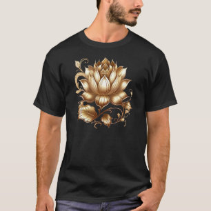 Camiseta Flor de loto budismo símbolo espiritual yoga namas