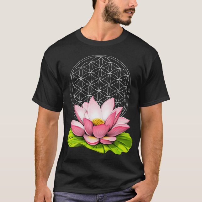 Camiseta Flor de Loto de la Vida (Anverso)