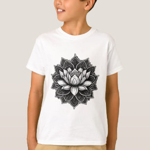 Camiseta Flor de Loto de Meditación de Yoga en Flor de Loto