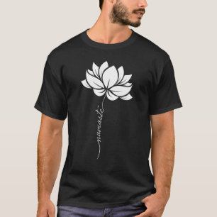 Camiseta Flor de Loto Namaste Yoga Meditación Zen Bohemio