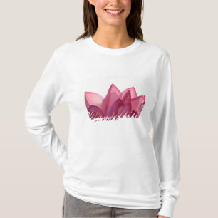 Camiseta flor de loto [Nelumbio speciosum] en plena floraci
