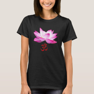 Camiseta Flor de Loto Ohm Om Símbolo Yoga y Meditación
