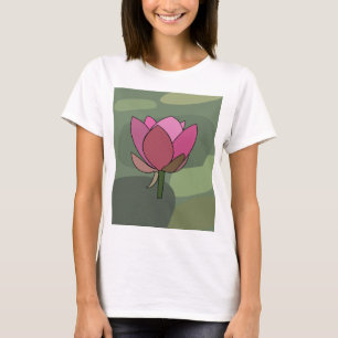 Camiseta Flor de Loto Rosa