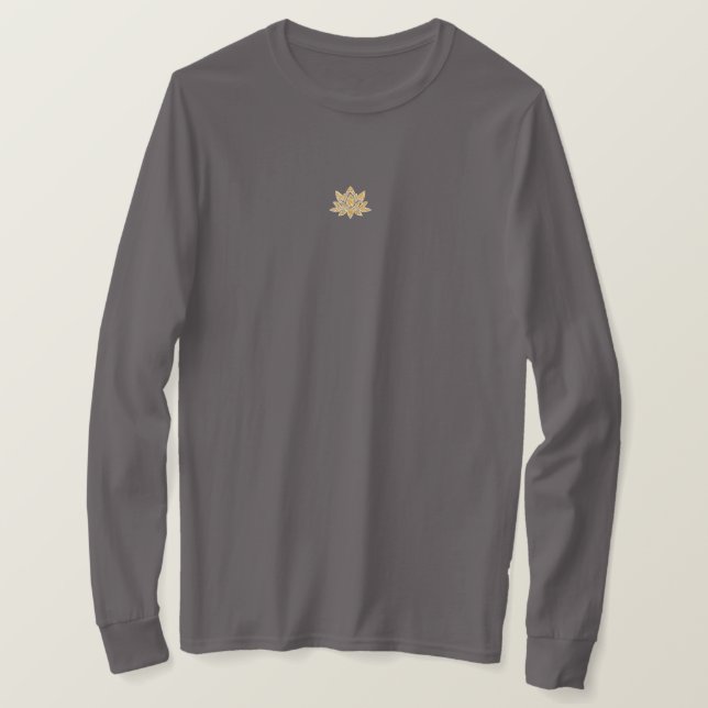 Camiseta Flor de Lotus (Anverso del diseño)