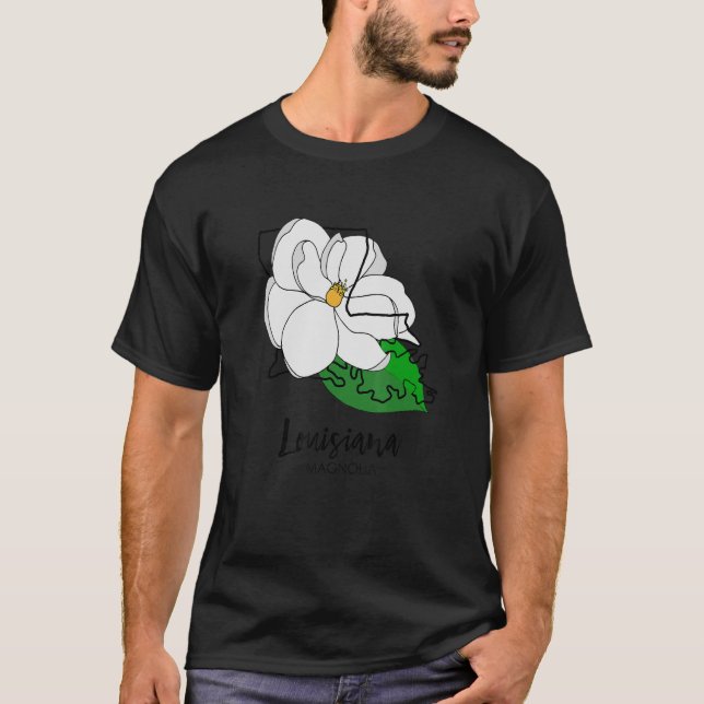 Camiseta Flor de Louisiana (Anverso)
