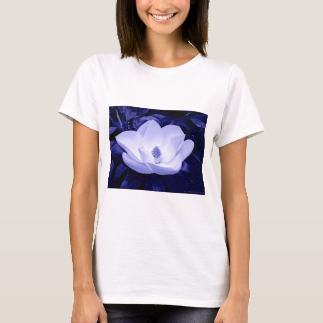 Camiseta Flor de magnolia en flor (Anverso)