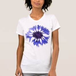 Camiseta Flor de maíz azul