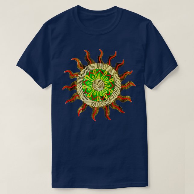 Camiseta Flor de Mandala 1 (Diseño del anverso)