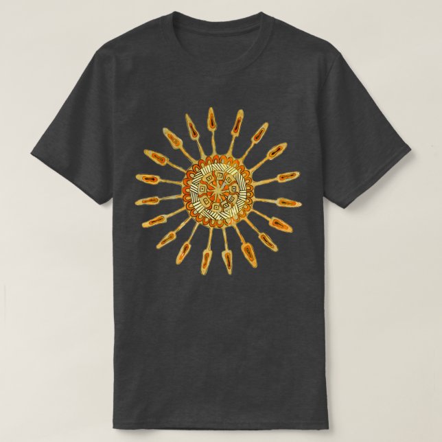 Camiseta Flor de Mandala 2 (Diseño del anverso)