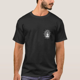 Camiseta Flor de Mandala de Bolsillo Yoga Meditación Minima