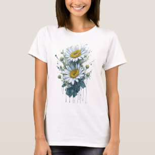 Camiseta Flor de marea acuática
