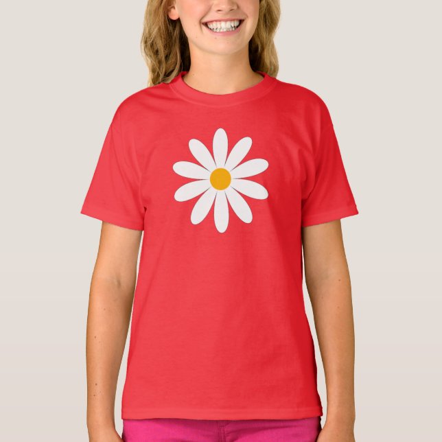 Camiseta Flor de margarita (Anverso)