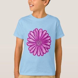 Camiseta Flor de margarita africana, Ilustracion realista