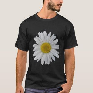 Camiseta Flor de margarita blanca floreciente margarita flo