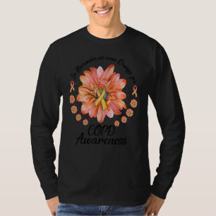 Camiseta Flor de margarita en noviembre llevamos naranja po