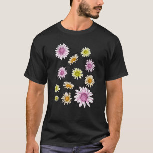 Camiseta Flor de margarita florece en el jardín botánico na