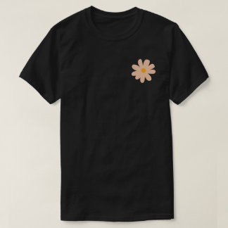 Camiseta Flor de margarita pastel mínima - Estética retro s