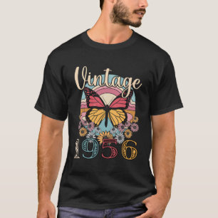 Camiseta Flor De Mariposa De 1956 67.ª