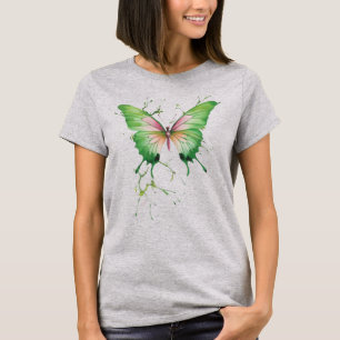 Camiseta "Flor de mariposa: Eleva tu té con gracia