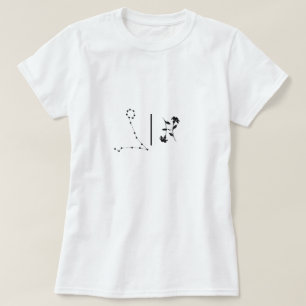 Camiseta flor de nacimiento de Piscis lirio signo zodiacal