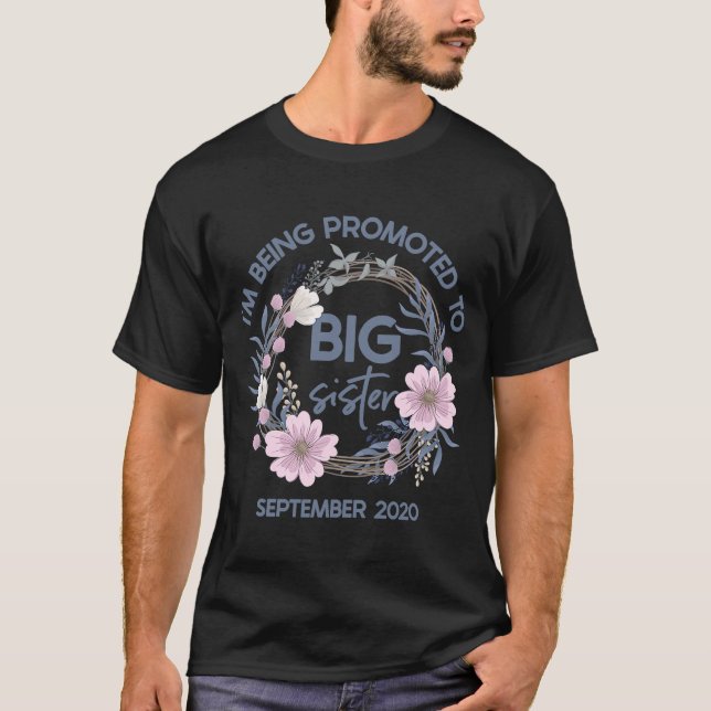 Camiseta Flor de Niza para la hermana mayor (Anverso)