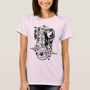 Camiseta Flor de Nouveau