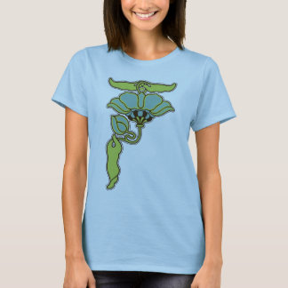 Camiseta Flor de Nouveau del arte