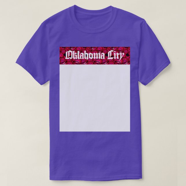 Camiseta Flor de Oklahoma City (Diseño del anverso)