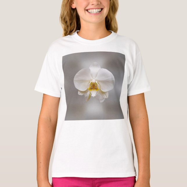 Camiseta Flor de orquídea (Anverso)