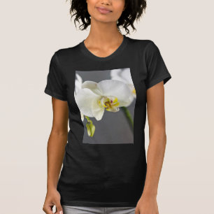 Camiseta Flor de orquídea blanca