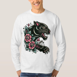 Camiseta Flor de pantano negro