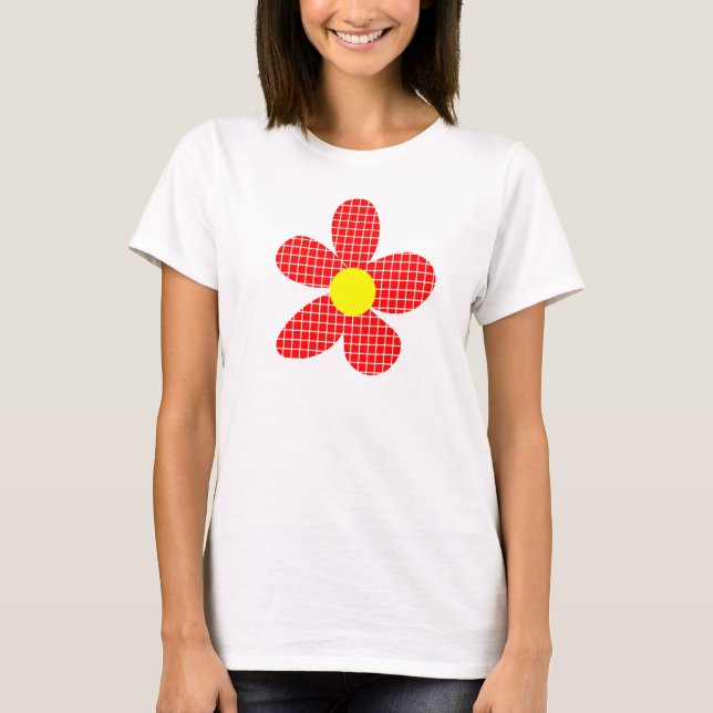 Camiseta Flor de papel - Personalizada (Anverso)