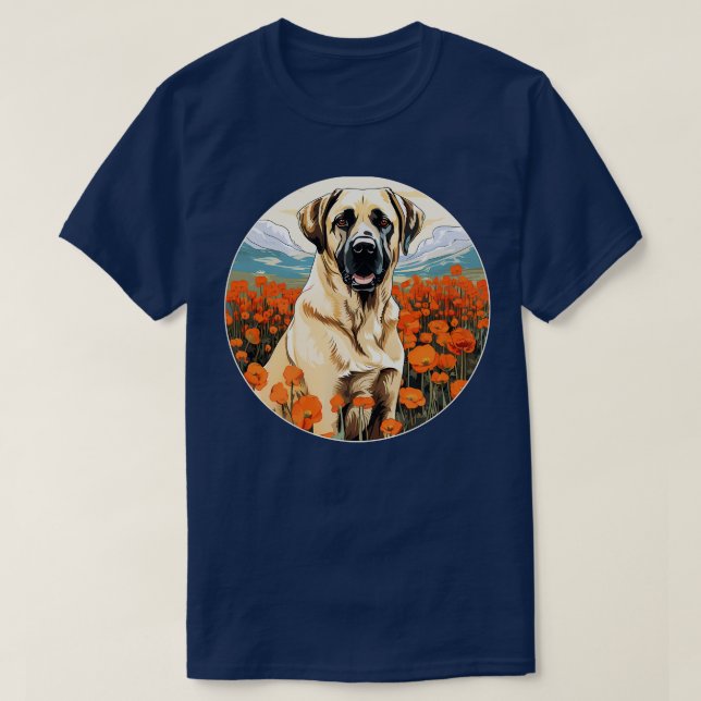 Camiseta Flor de Pastor Anatolia Cute Kangal Col (Diseño del anverso)