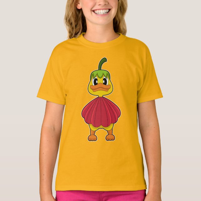 Camiseta Flor de pato (Anverso)