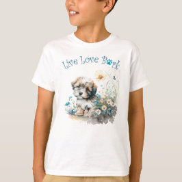 Camiseta Flor de perro cutáneo de Habana