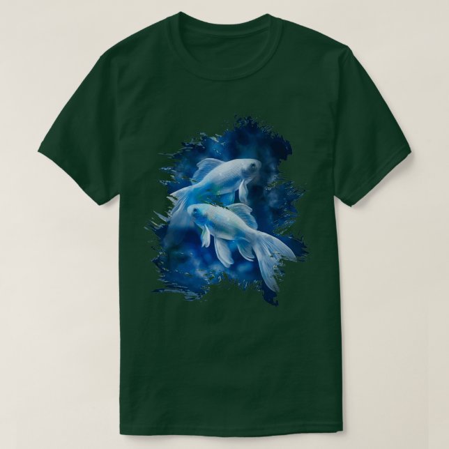 Camiseta flor de pescado (Diseño del anverso)