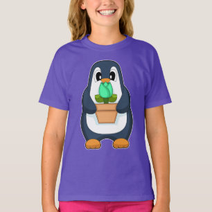 Camiseta Flor de pingüino