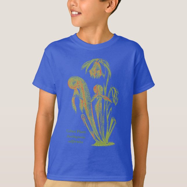 Camiseta Flor de planta carnívora (Anverso)